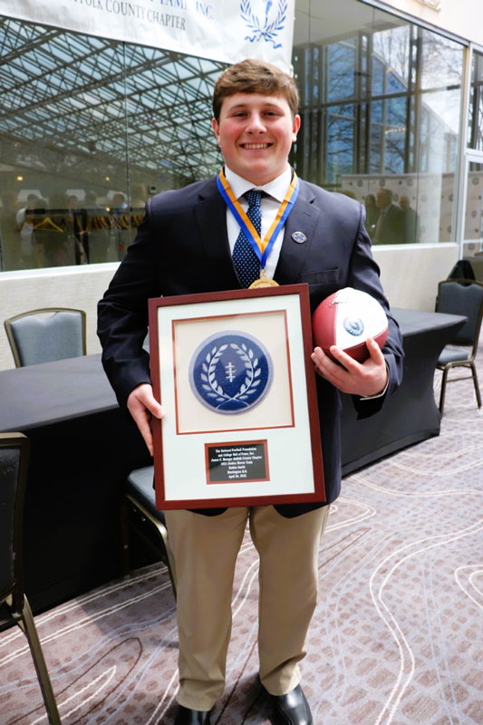 Robbie Smith was named to the Suffolk Golden Eleven football team 