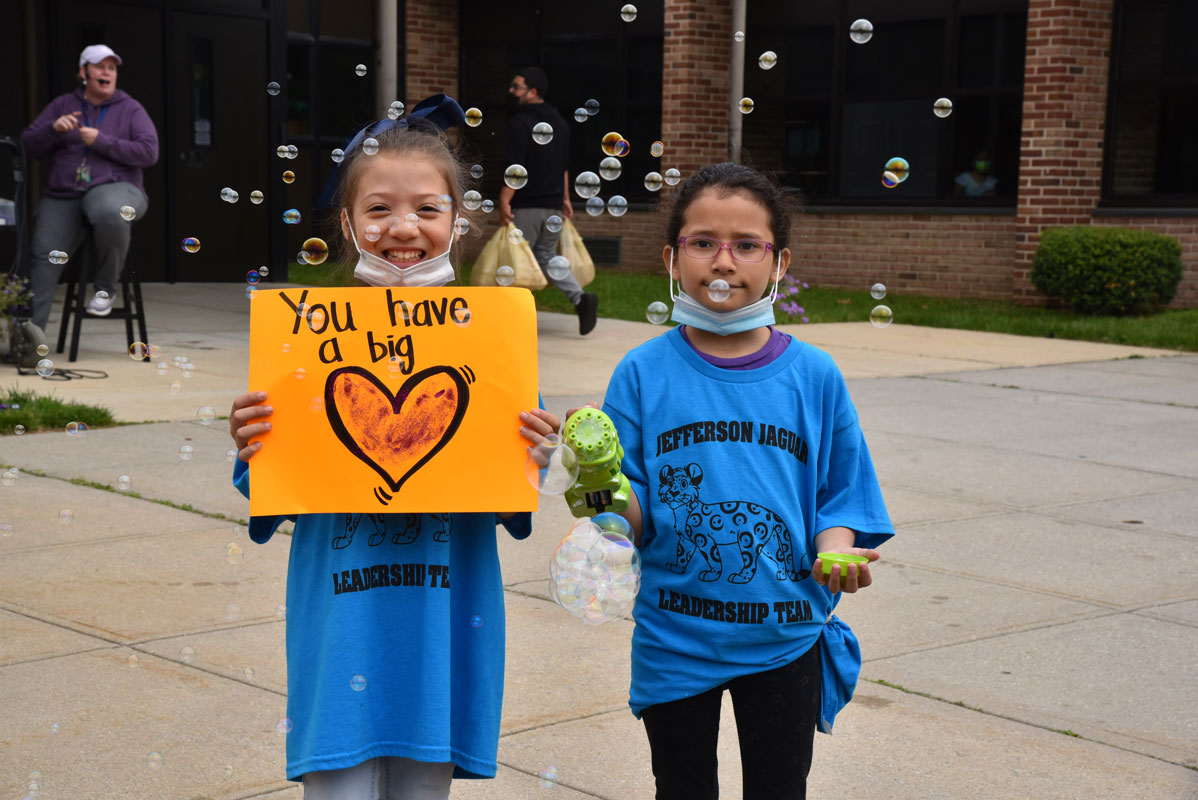 The Walk to End Alzheimer's was sponsored by the third grade leadership team 