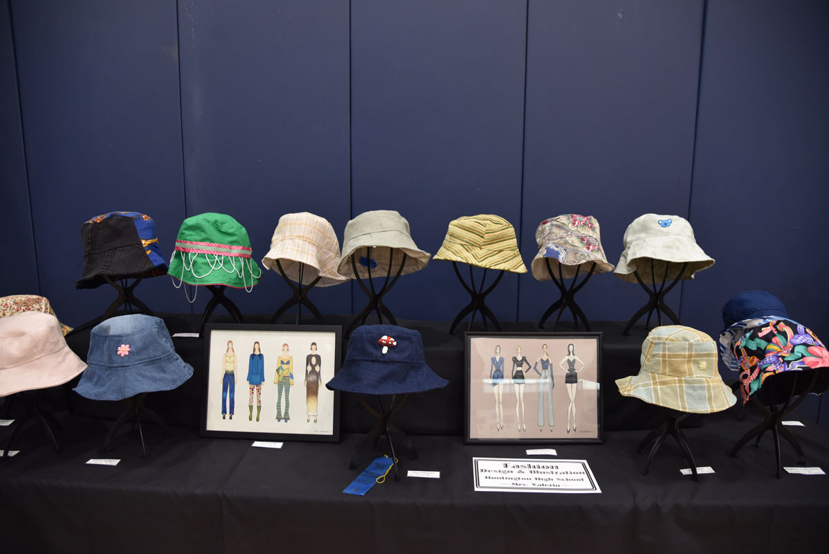 The pieces on display included those from students in grades K-12 