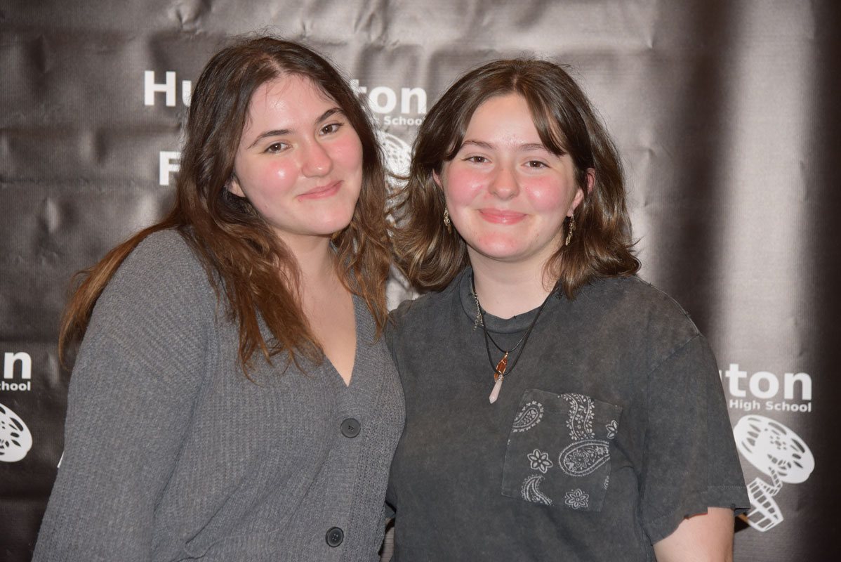 Ally and Emily Kustera at the film festival.