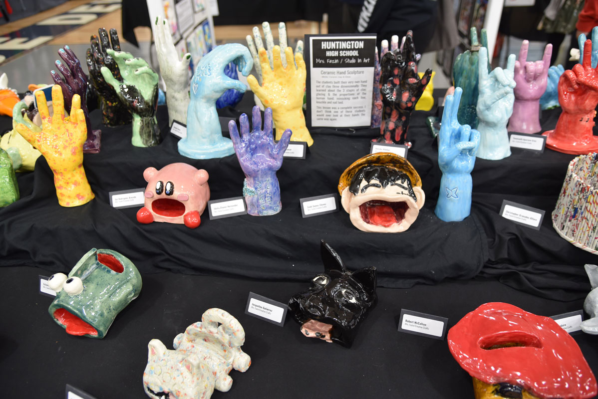 Huntington's annual art show was a big success
