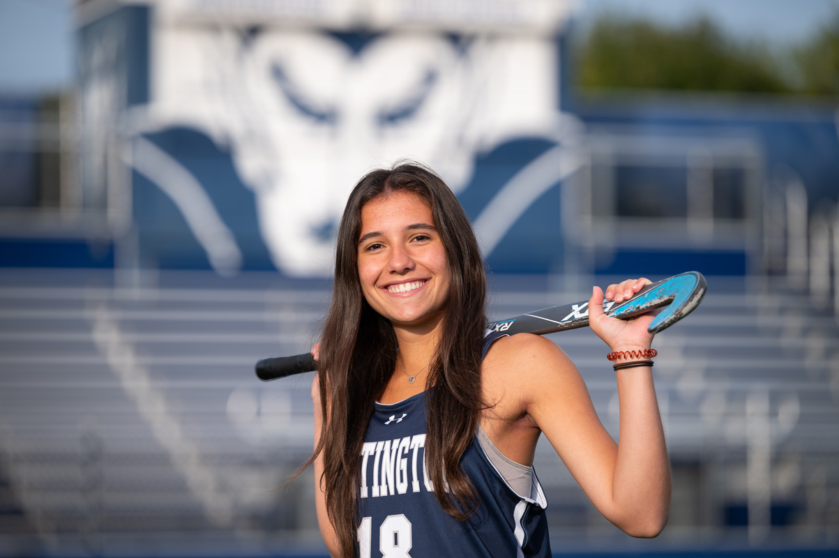 Senior Tessie Maerz tallied six goals and nine assists this fall. (Darin Reed photo.)