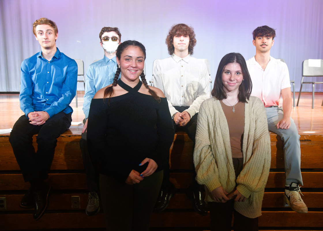 The executive board of Huntington's Science Honor Society.