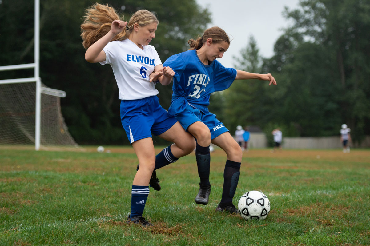Finley-White girls' soccer put many skilled players on the field. (Darin Reed photo)