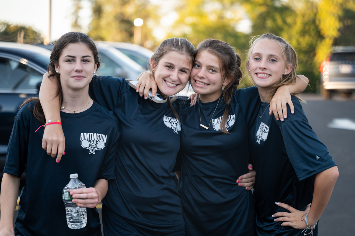  The Finley girls' tennis team was competitive this fall. (Darin Reed photo.) 