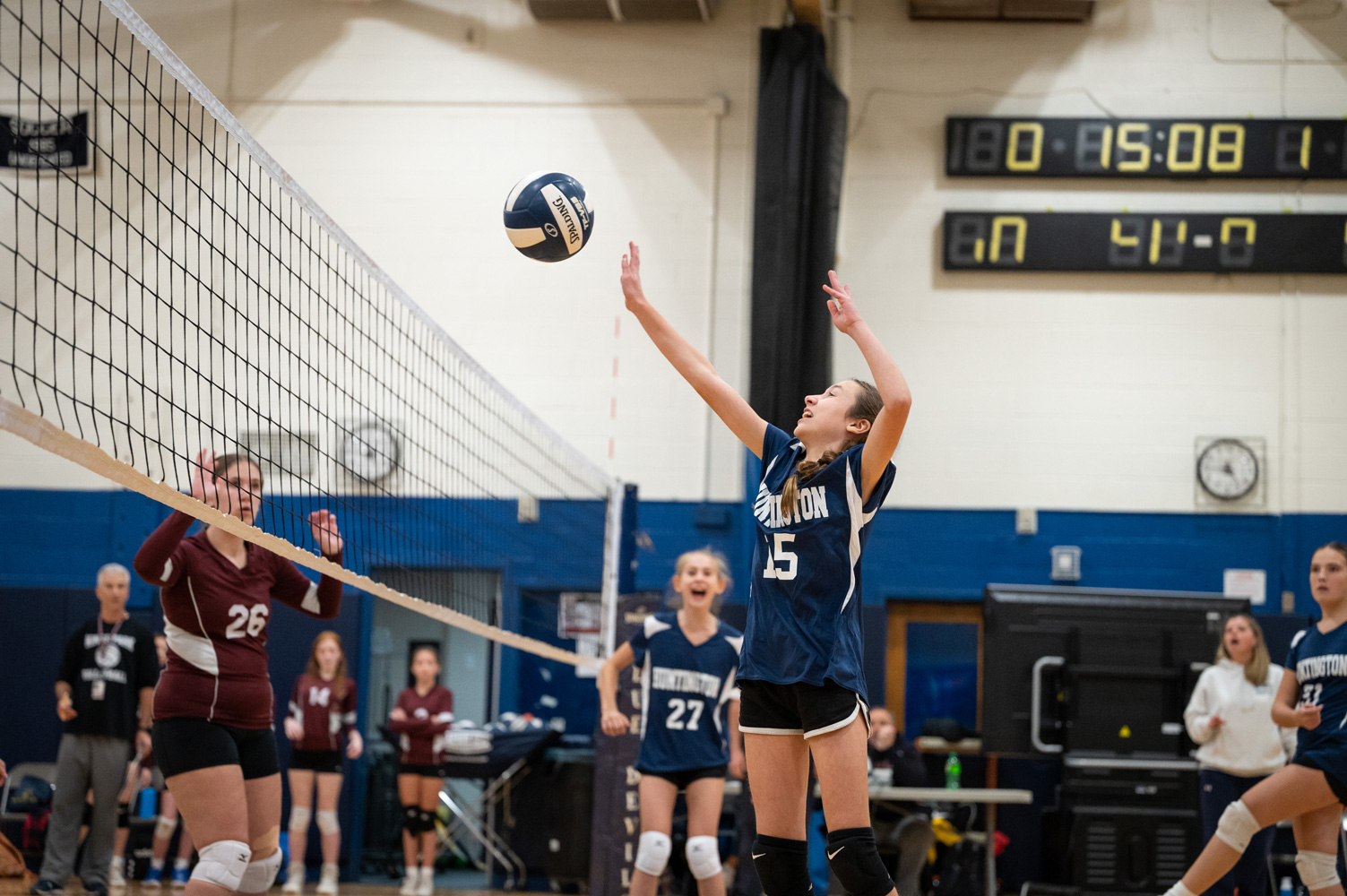  Player's skills are steadily improving all over the court. (Darin Reed photo)  