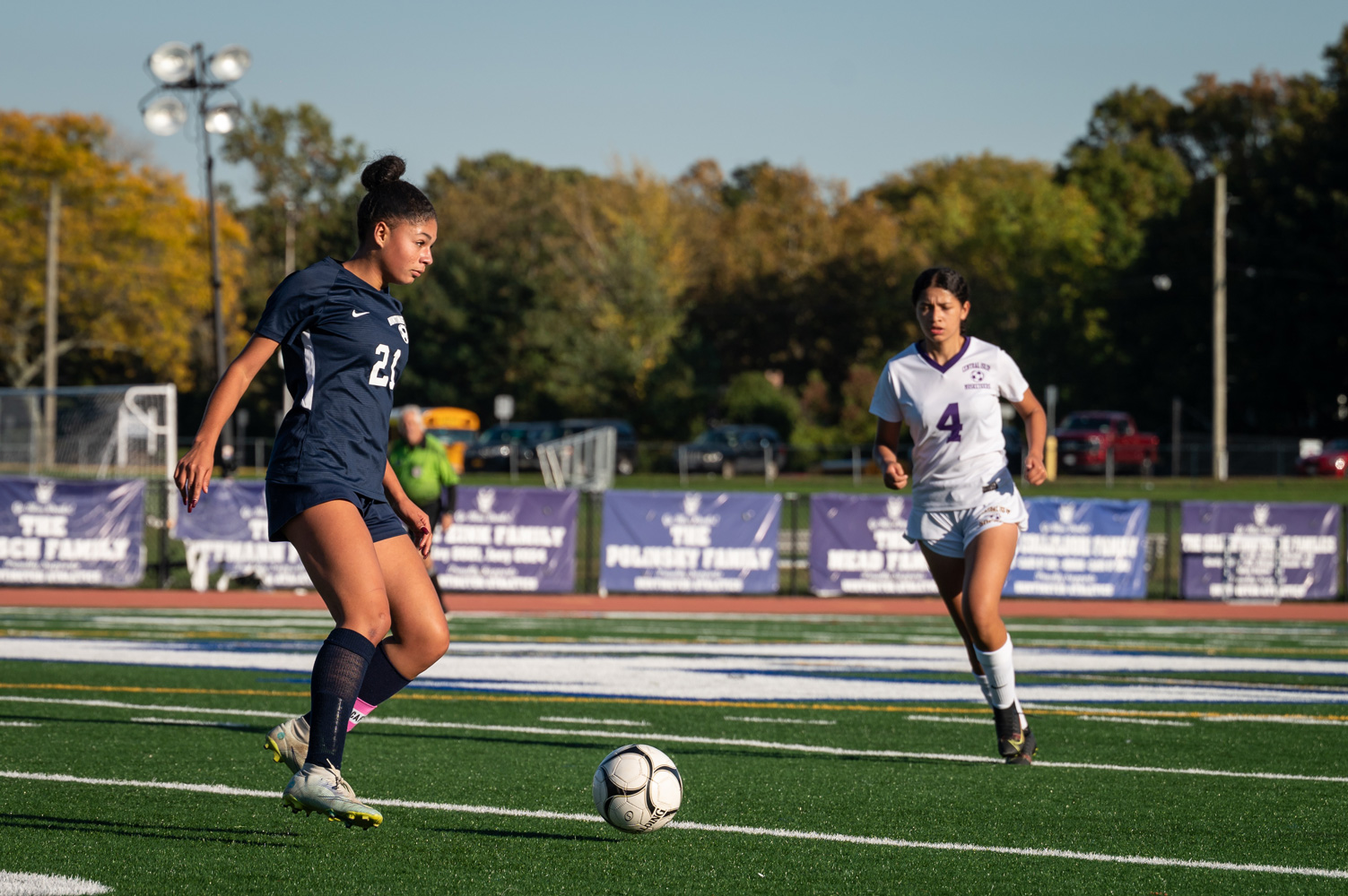  Senior Hope Bilkey captured All-League honors in girls' soccer. (Darin Reed photo.)  