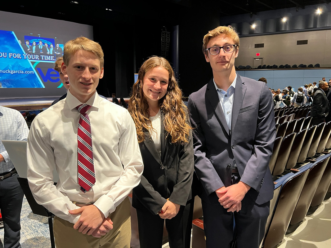 Huntington's corporate executives look sharp in their business attire.