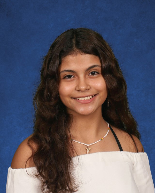  Huntington High School senior Erika Reyes.  