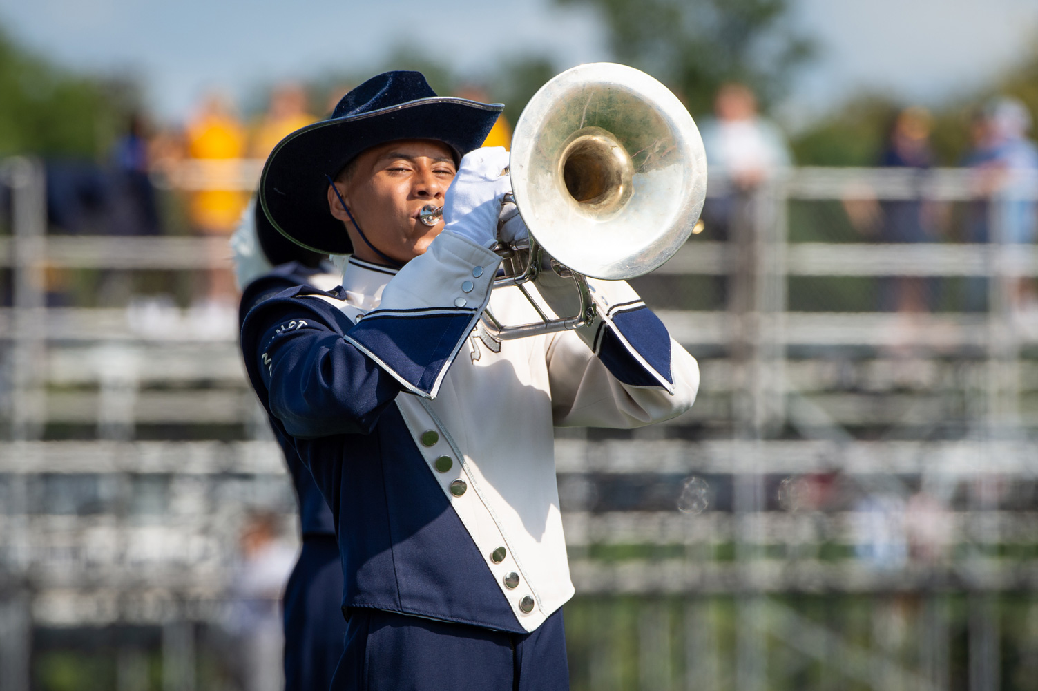 The Blue Devils have one of the best marching band's in the state. (Darin Reed photo.) 