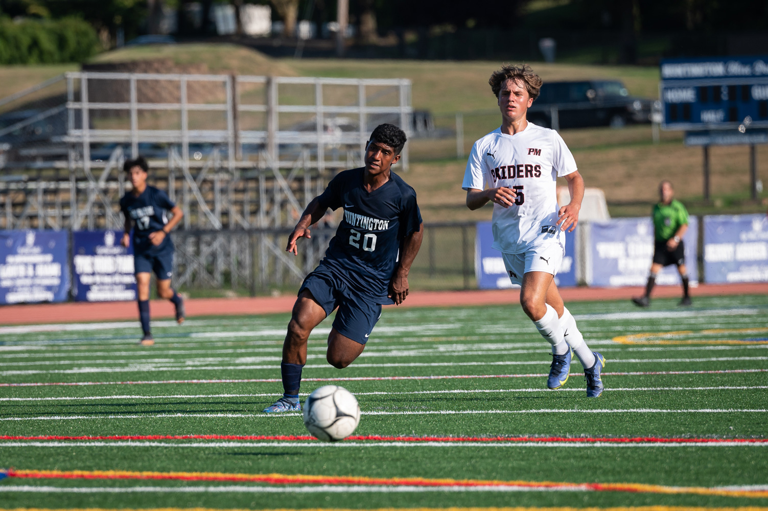  Huntington plays in the Suffolk playoffs at Commack on Tuesday. (Darin Reed photo)  