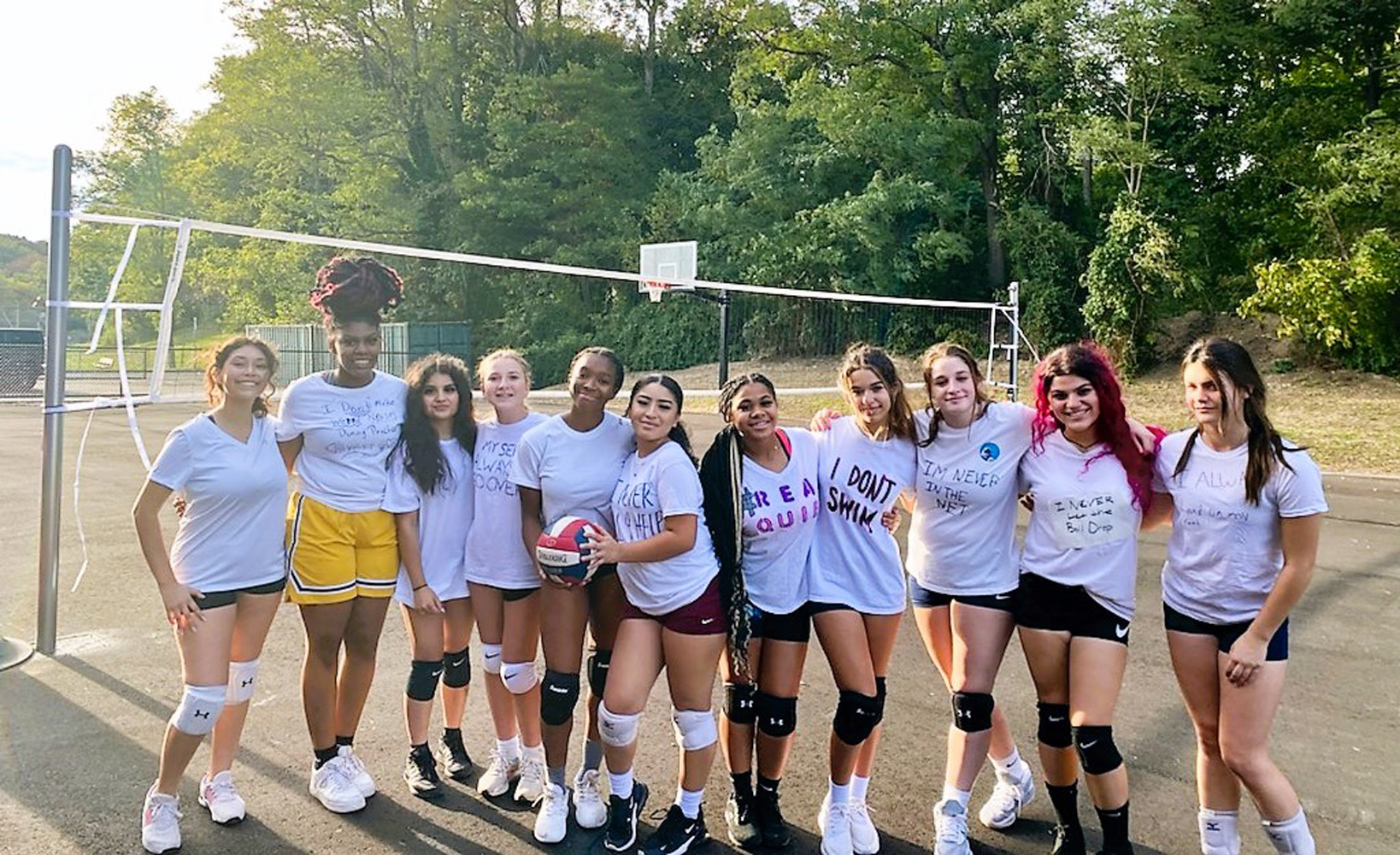  The Huntington JV girls' volleyball team.  