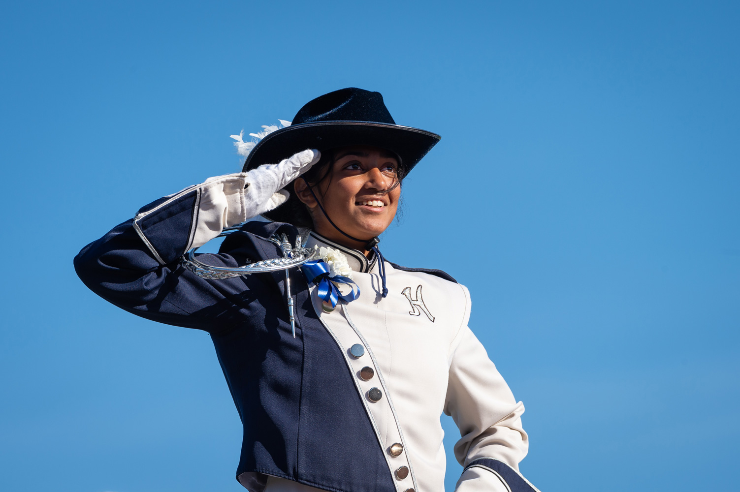 drum major salutes