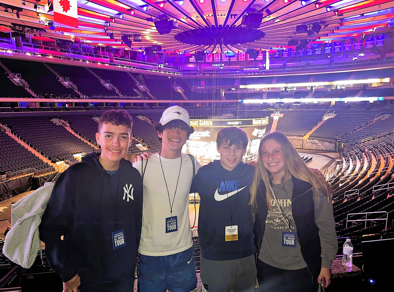 The Huntington business enjoyed the trip to Madison Square Garden.