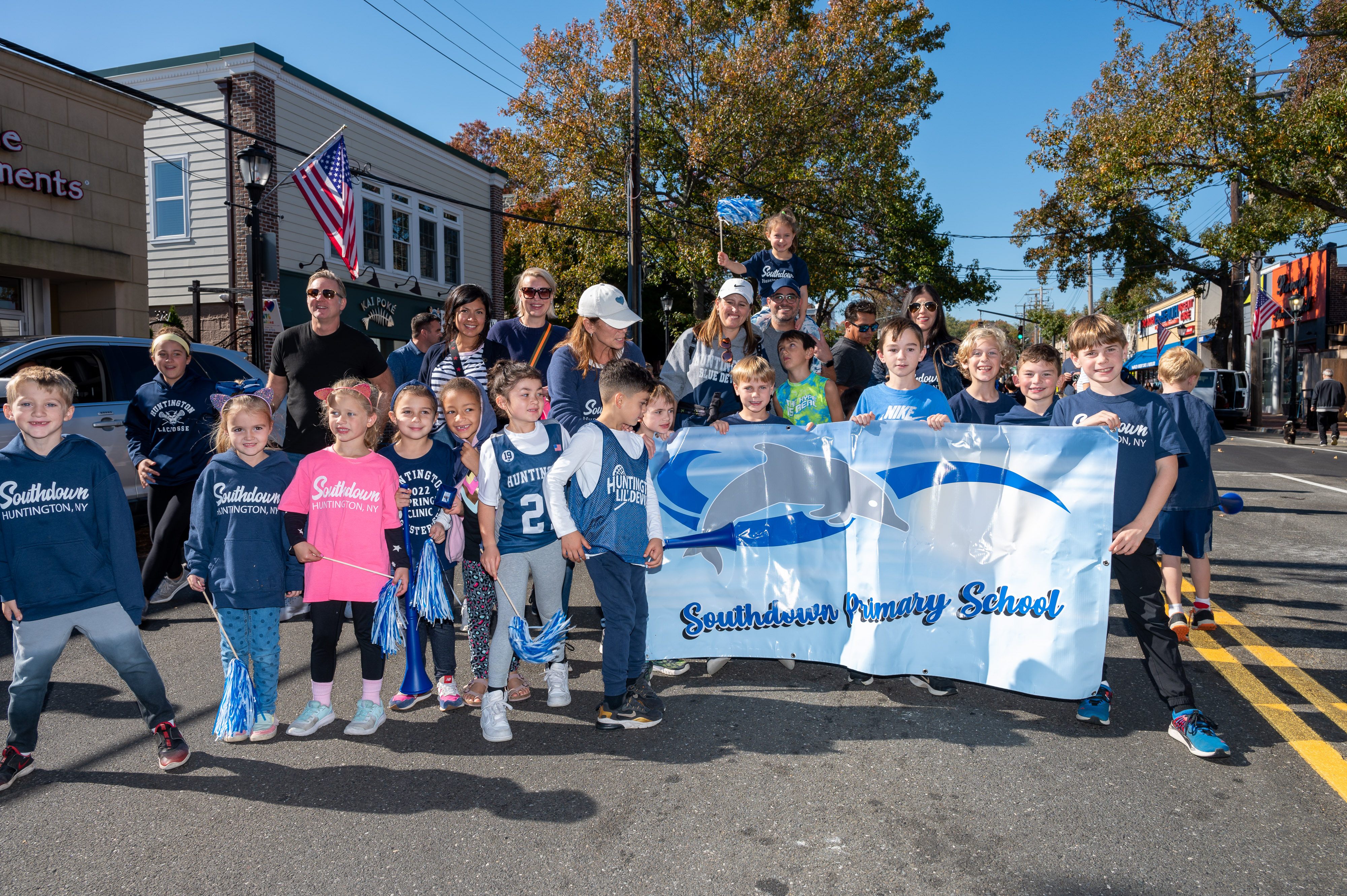  Southdown Primary School students and parents in the Homecoming Day parade last October.  