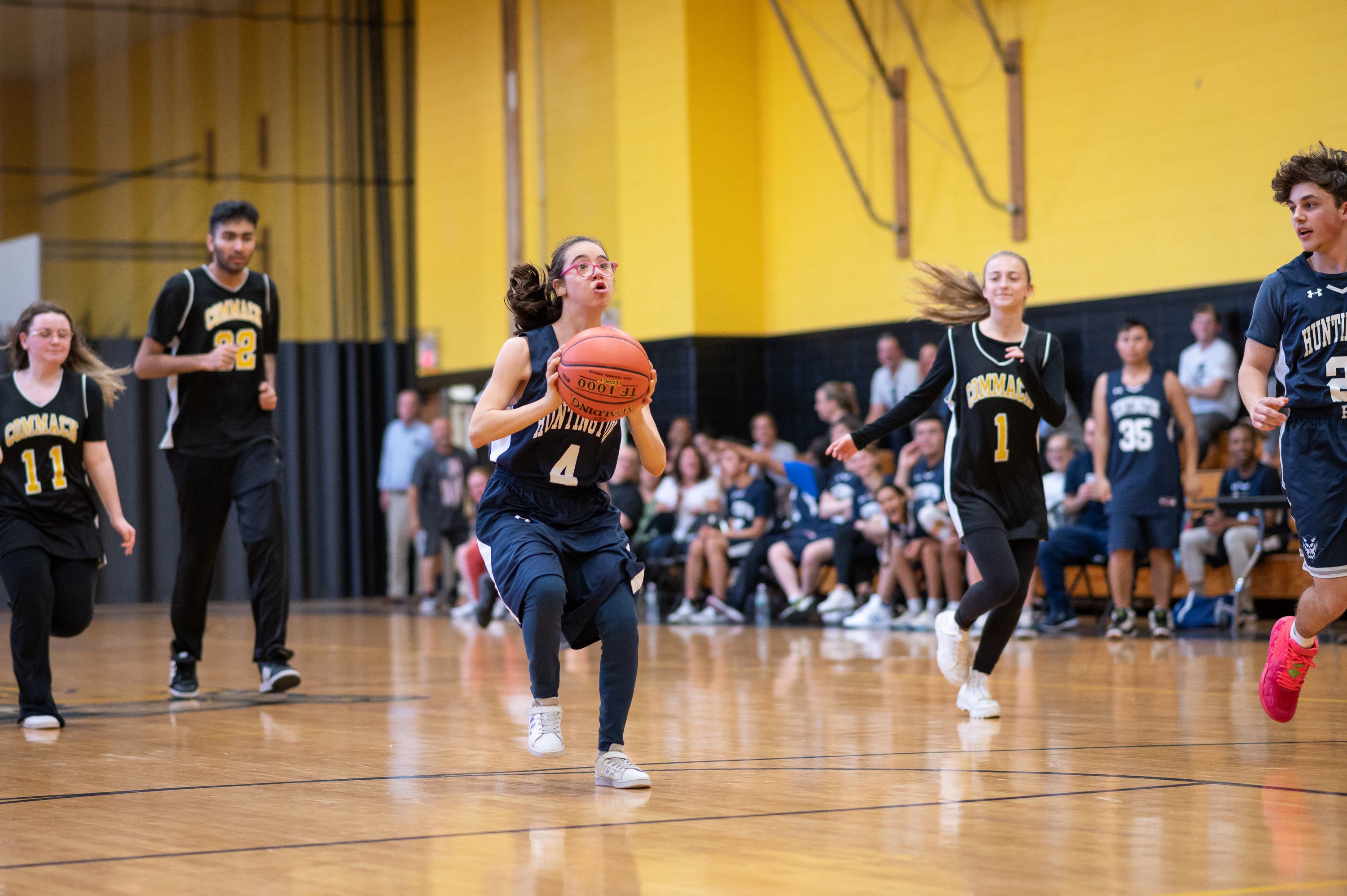  Huntington varsity co-ed Unified basketball team will play six games this spring. (Darin Reed photo.)  