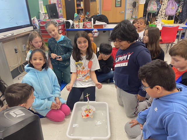  AltCapThe second graders summoned their creativity for the project (1)tion  