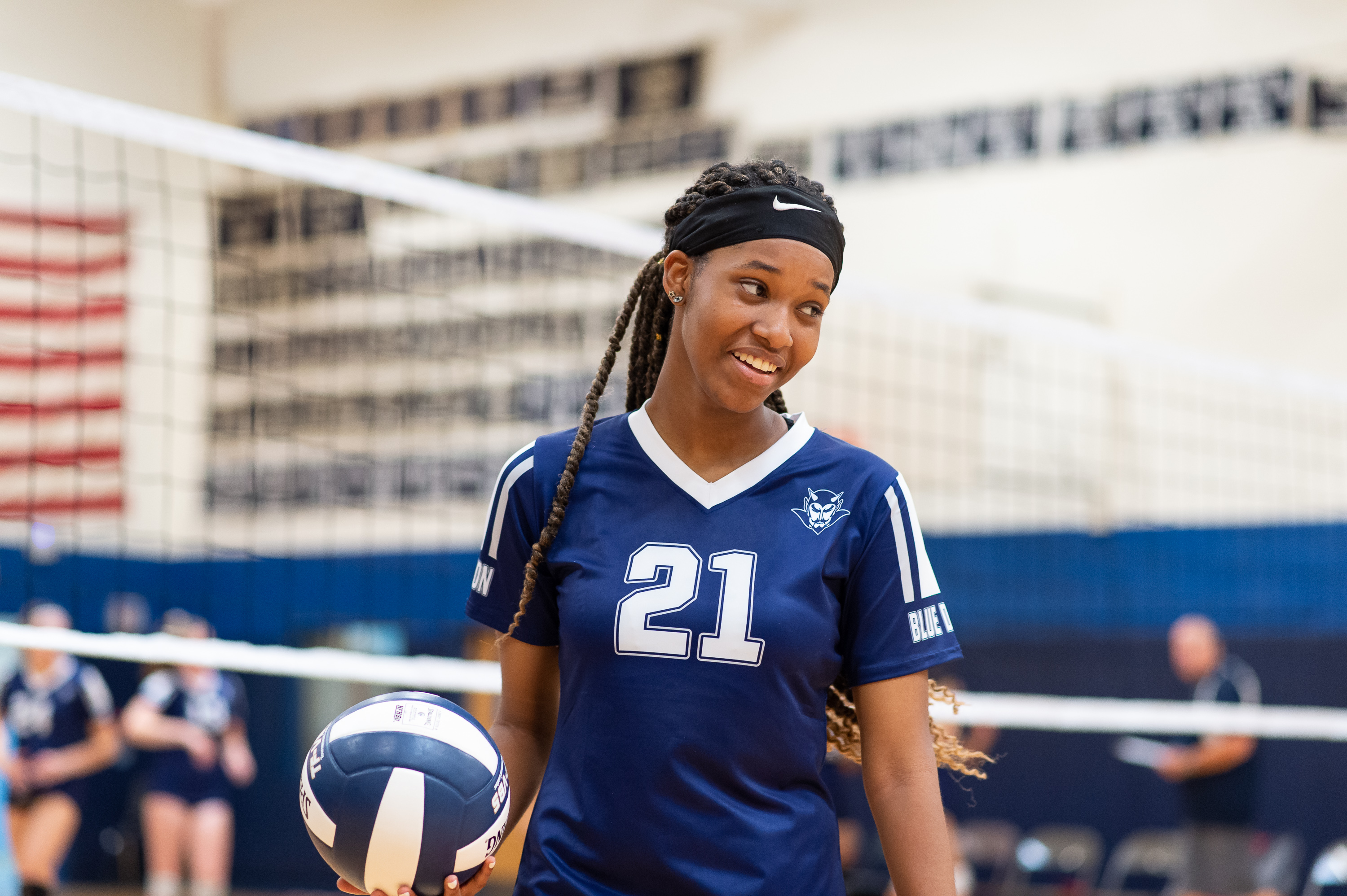  Senior Neurdia Osias will return as one of Huntington's top volleyball players. (Darin Reed photo.)  