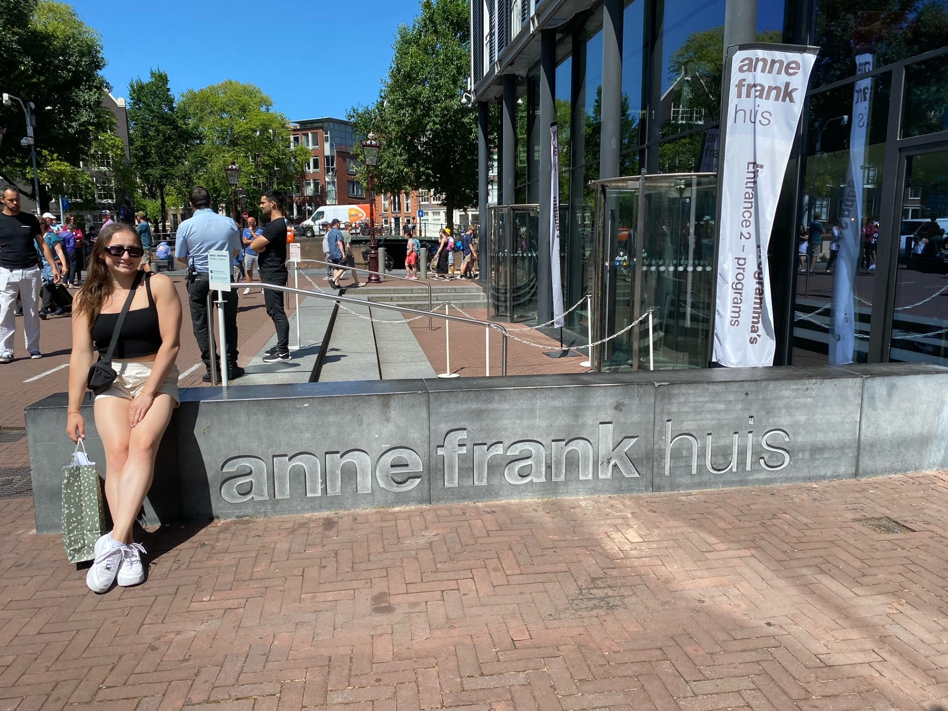  Sophia Kaloudis tracked down history during her summer visit to Europe.  