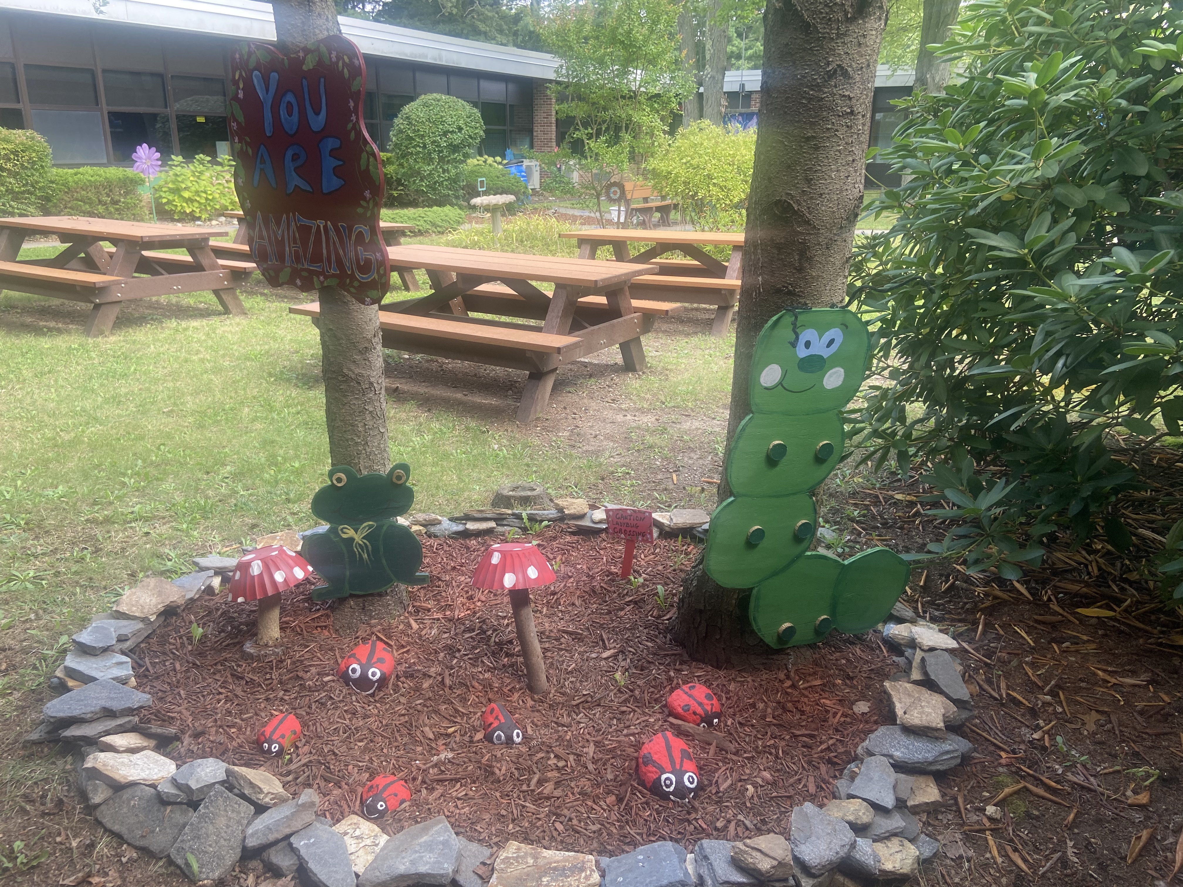  The courtyard is appealing throughout.  