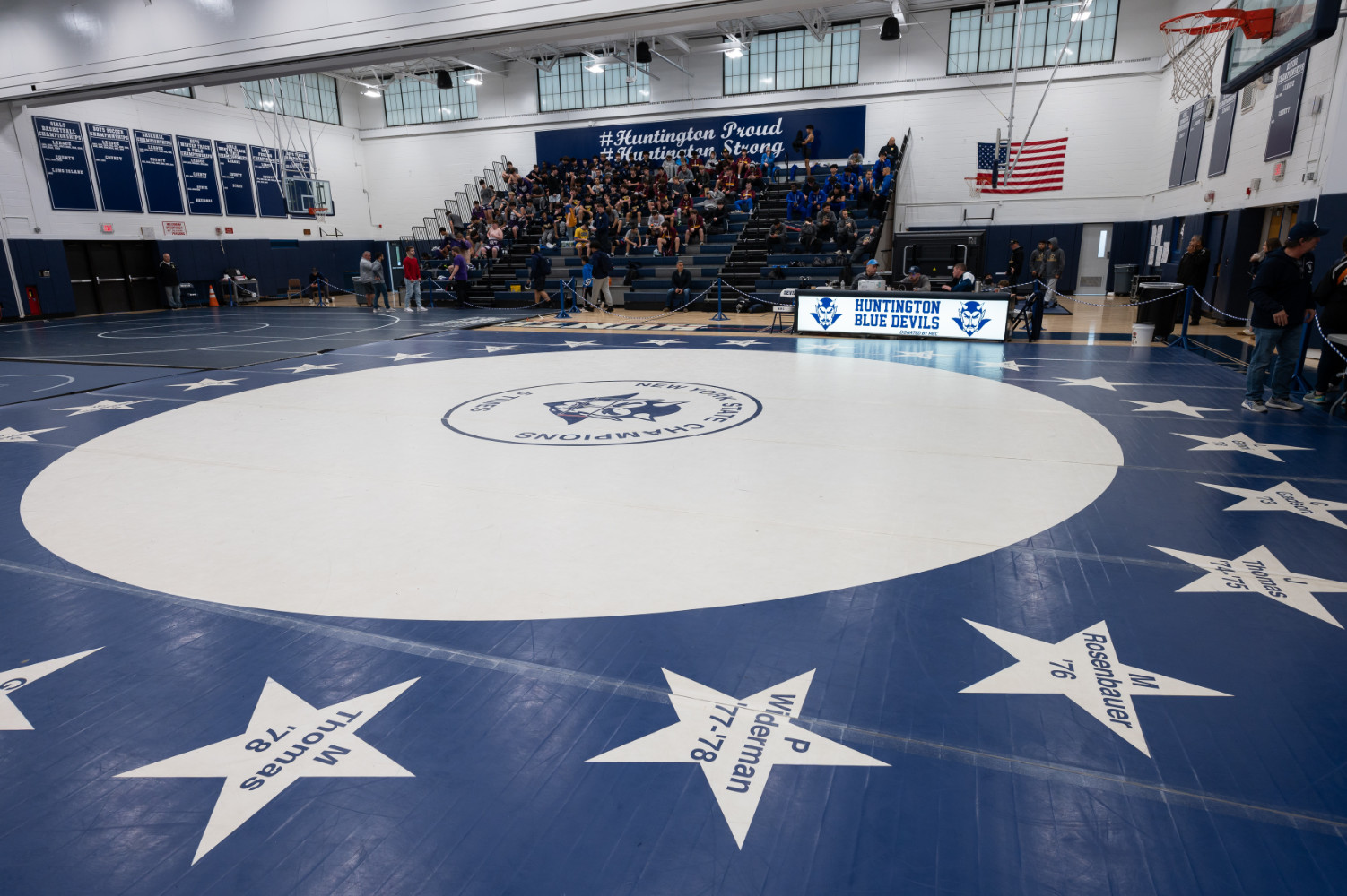 The annual Huntington wrestling tournament will be held on Saturday at Louis D. Giani Gymnasium. (Darin Reed photo.)  