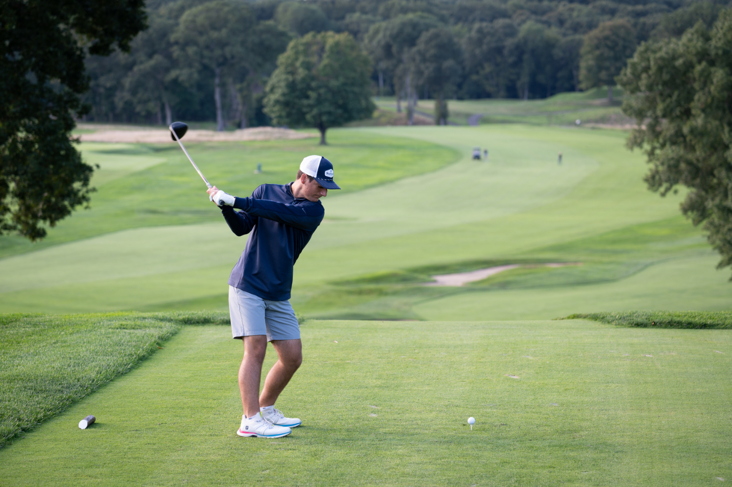  The Huntington golf team is plotting its future. (Darin Reed and Rachel Learned photo.)  