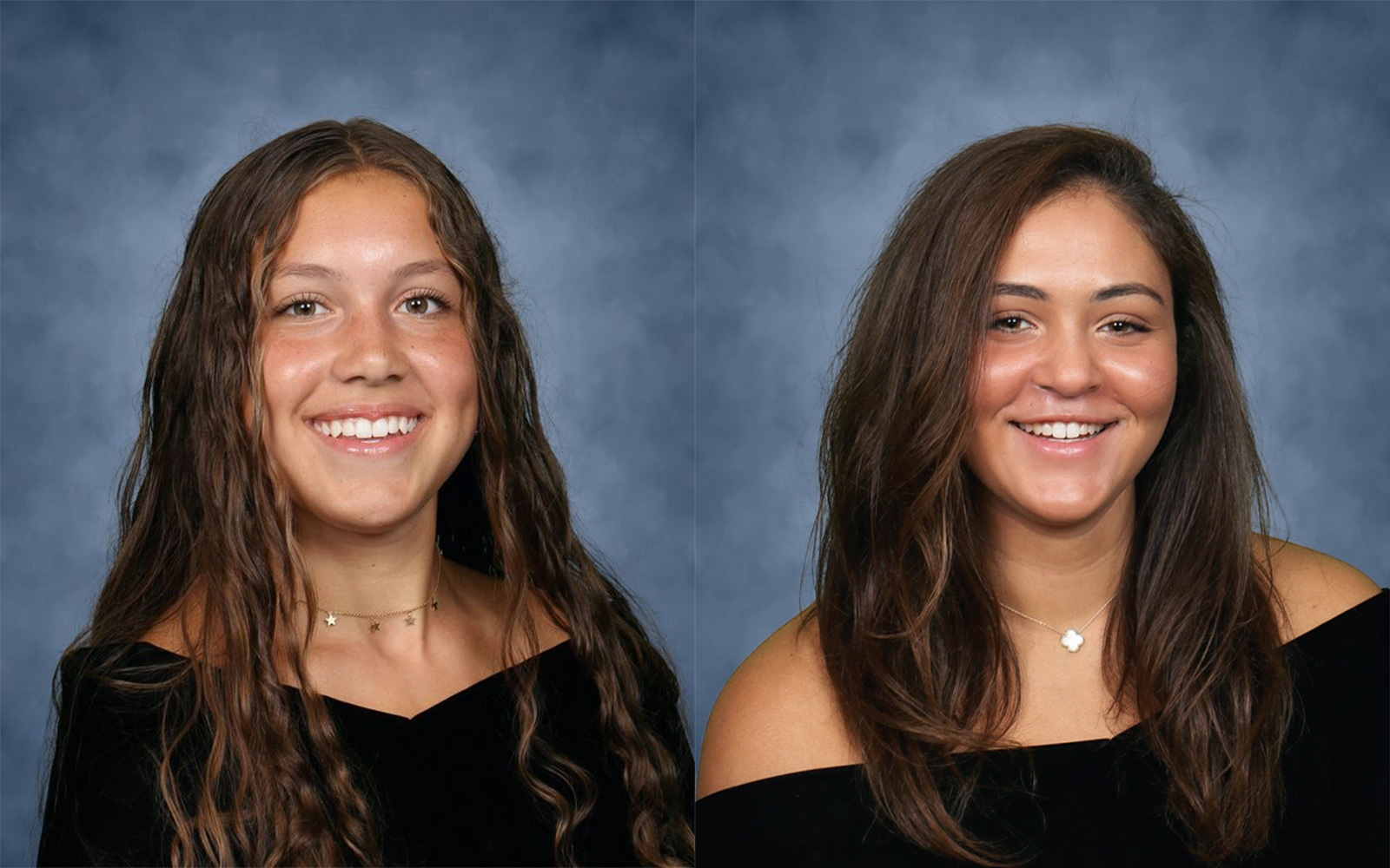 Senior Laurel Bonn (left) is Huntington's 2023 valedictorian and Haileigh Smith (right) is Huntington's salutatorian.