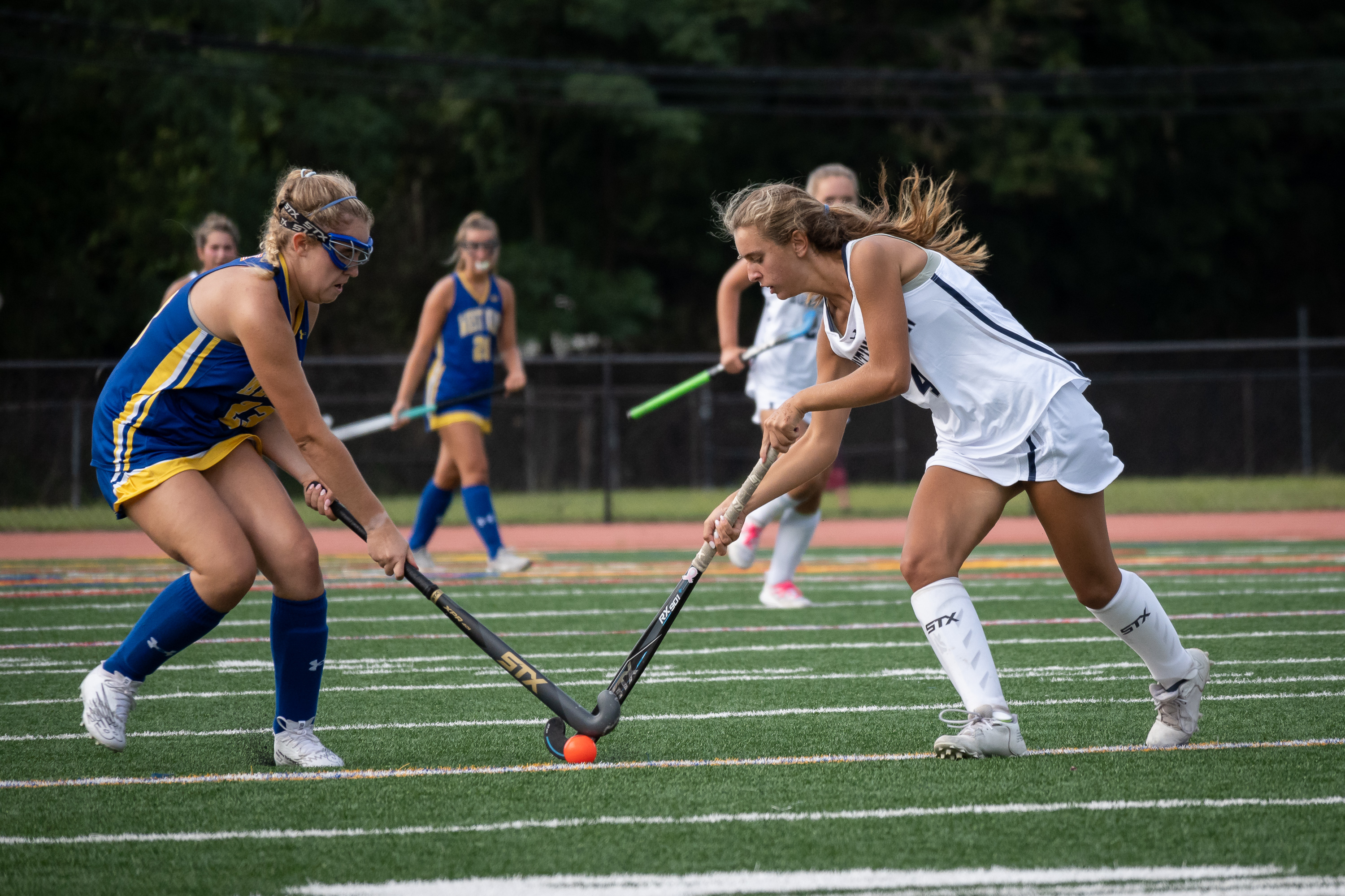  The Huntington field hockey team is inviting new players to join the fun. (Darin Reed photo.)  