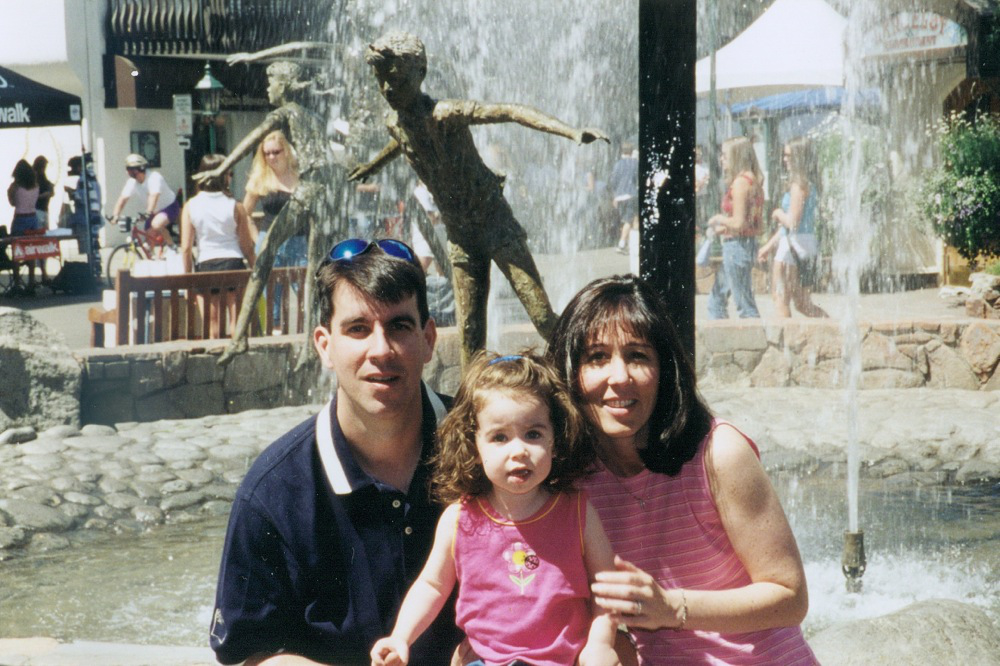 Dennis and Patti Edwards with their daughter, Alexa.