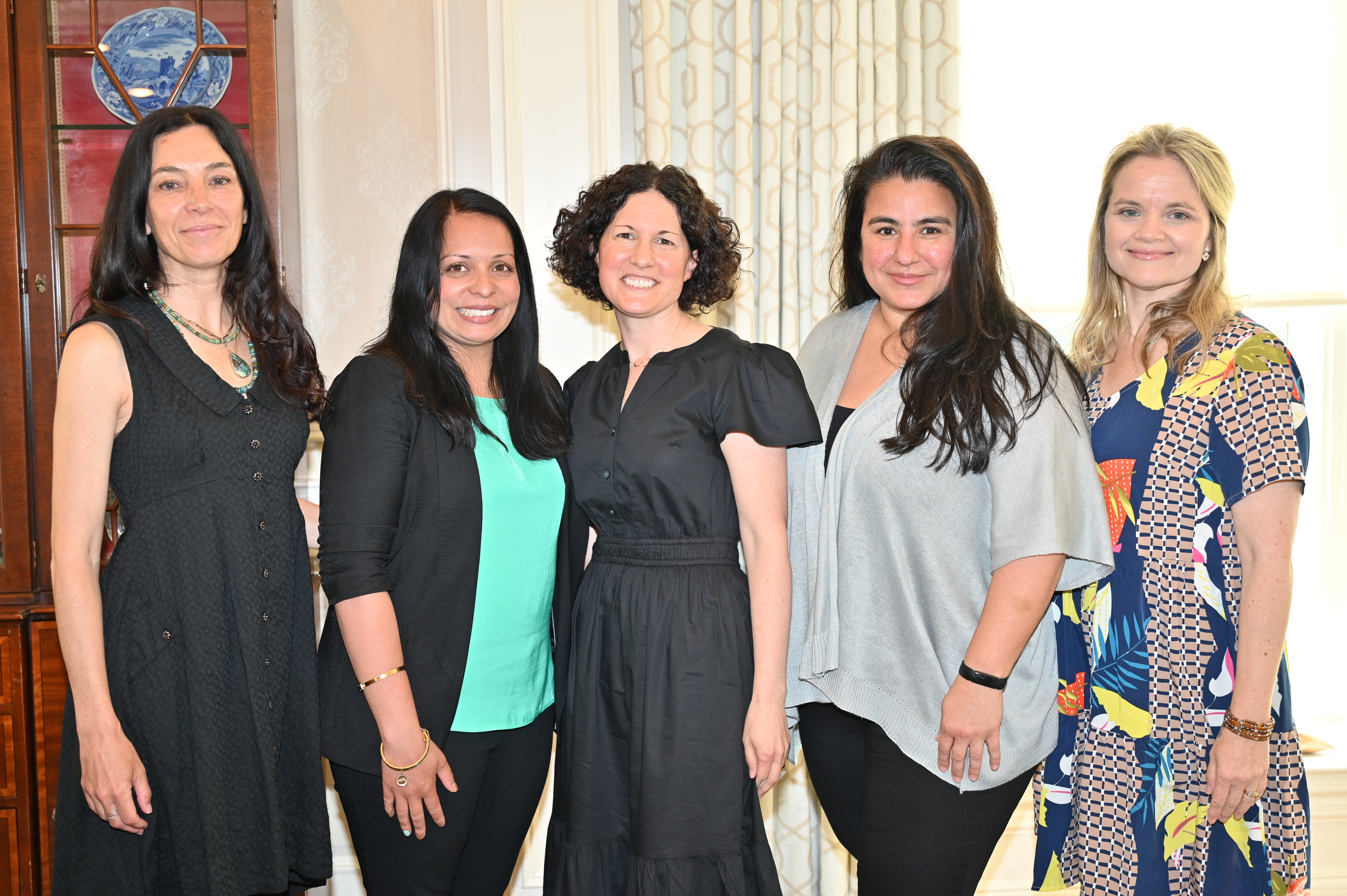  PTA Council President Sara Baliber (center) with her fellow executive board members for 2023-24   