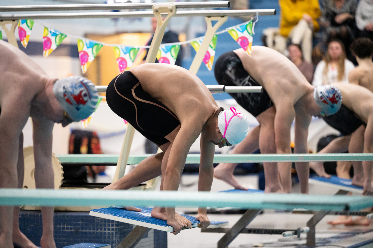  The Blue Devils swam to one of their best seasons ever. (Darin Reed photo.)  