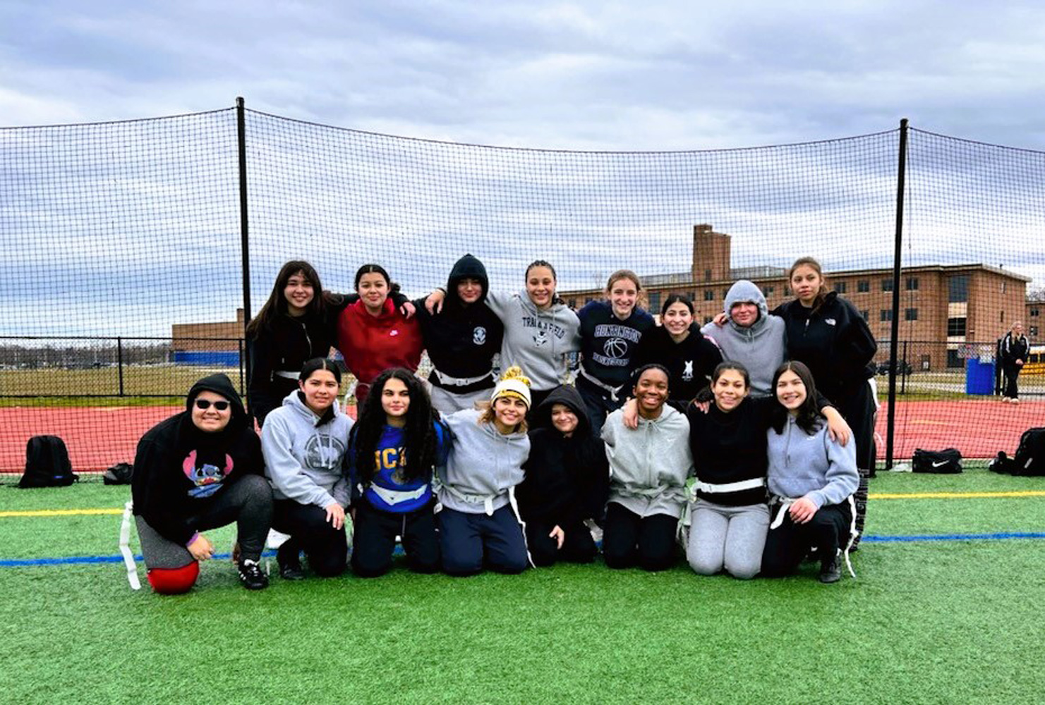 The Blue Devils sent 16 of their 25 players to the Suffolk flag football jamboree at Hauppauge.