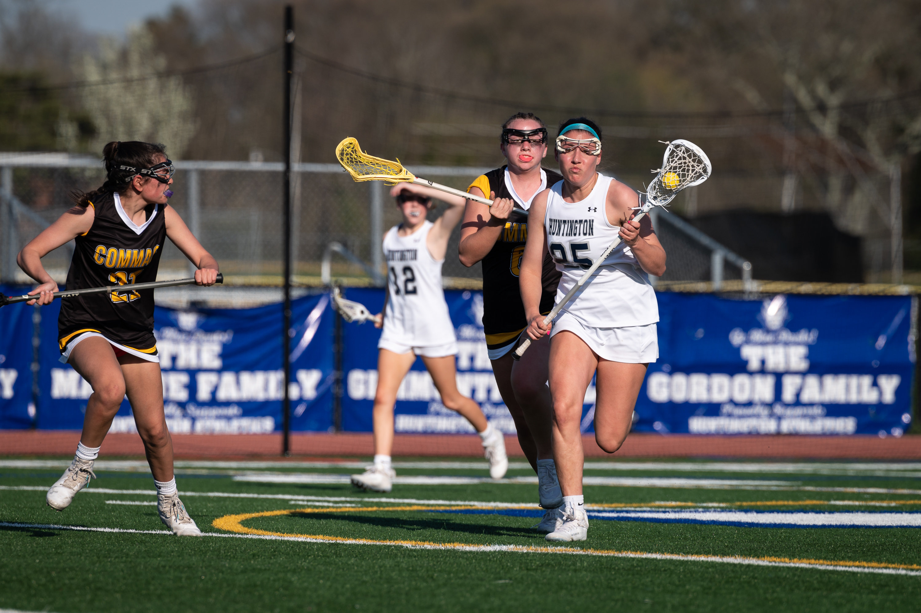  Sophomore Devon St. John in action against Commack. (Darin Reed photo.)  