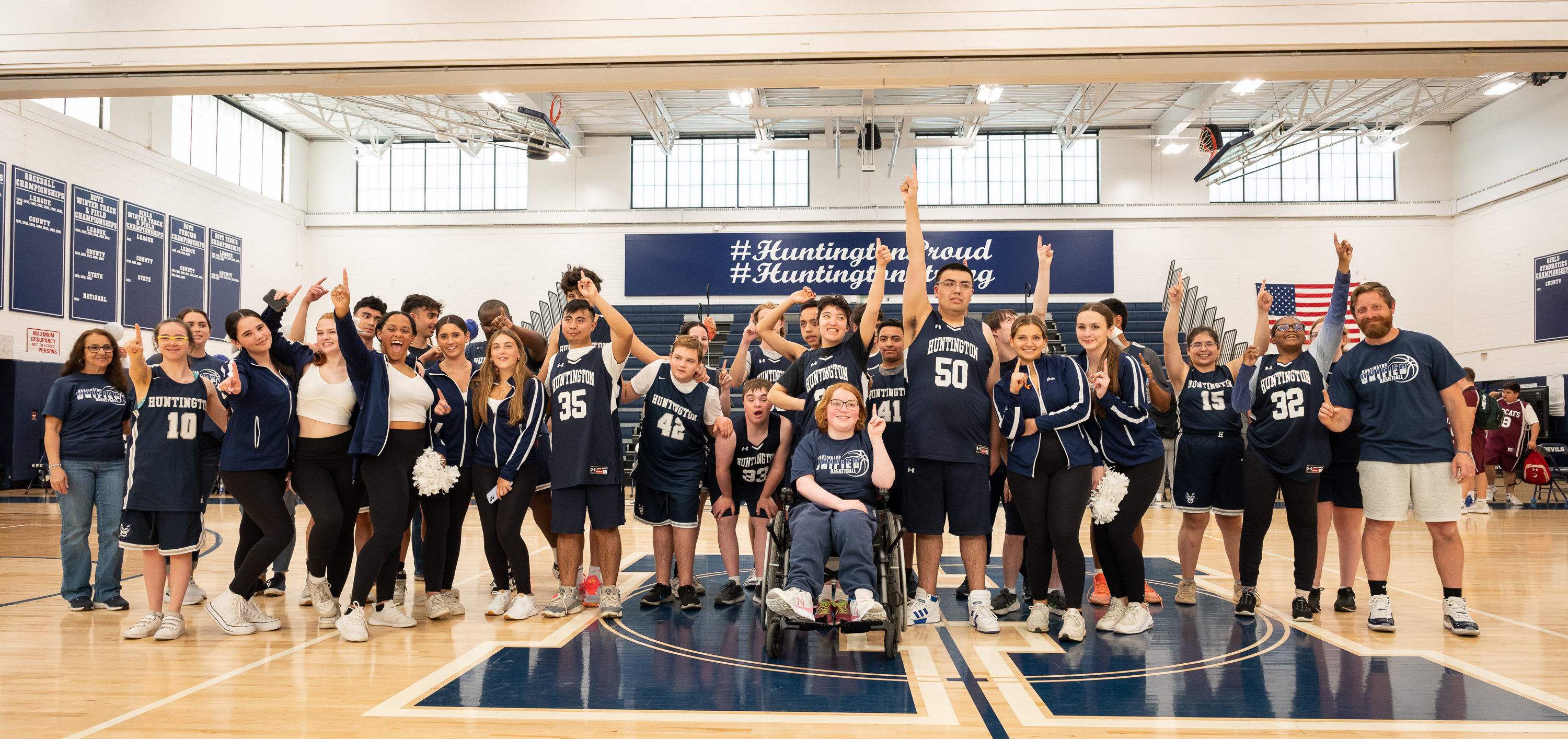  The Blue Devil varsity Unified basketball team is headed to the playoffs. (Darin Reed photo.) 