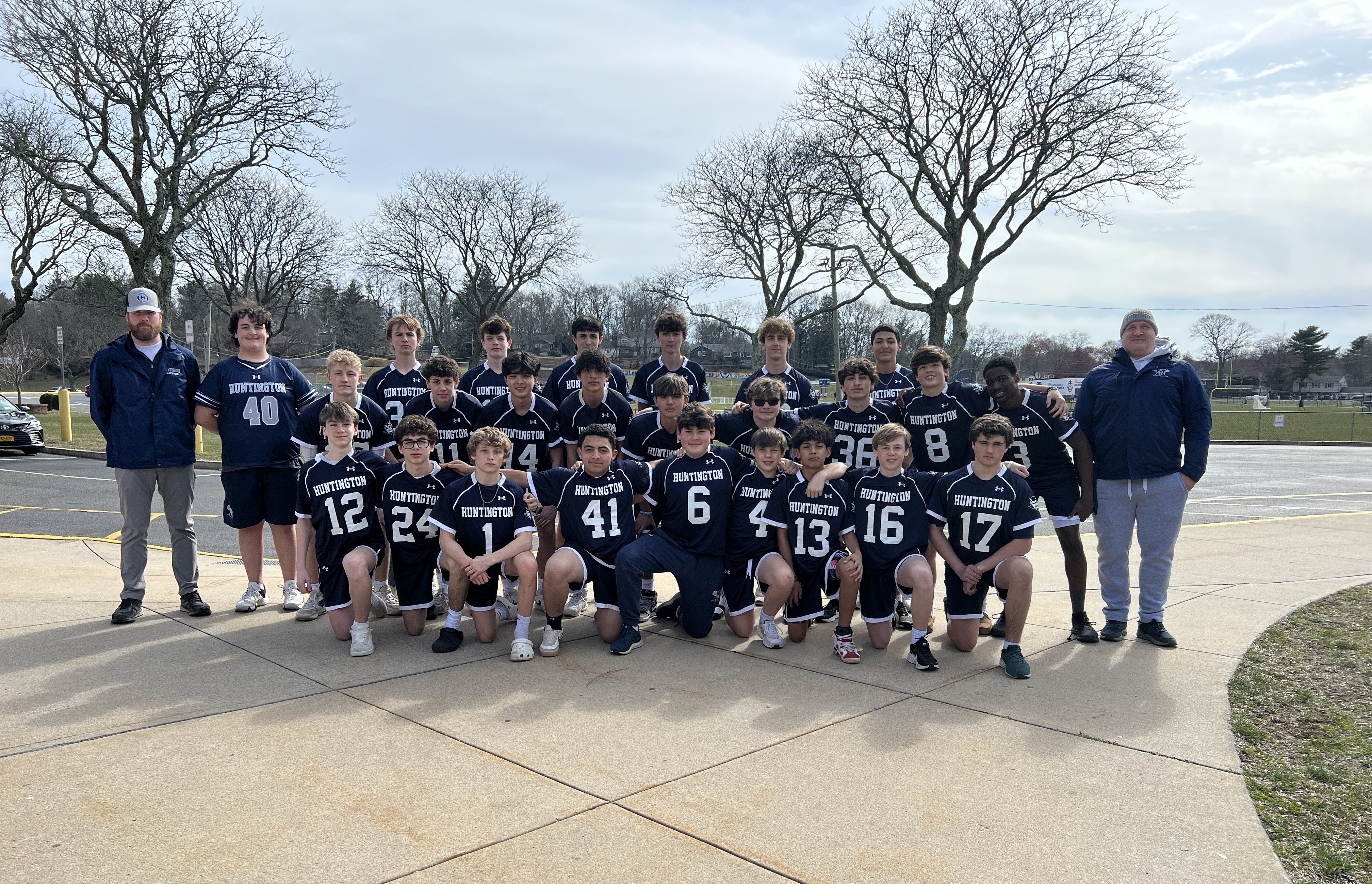  The 2023 Huntington junior varsity boys' lacrosse team.   