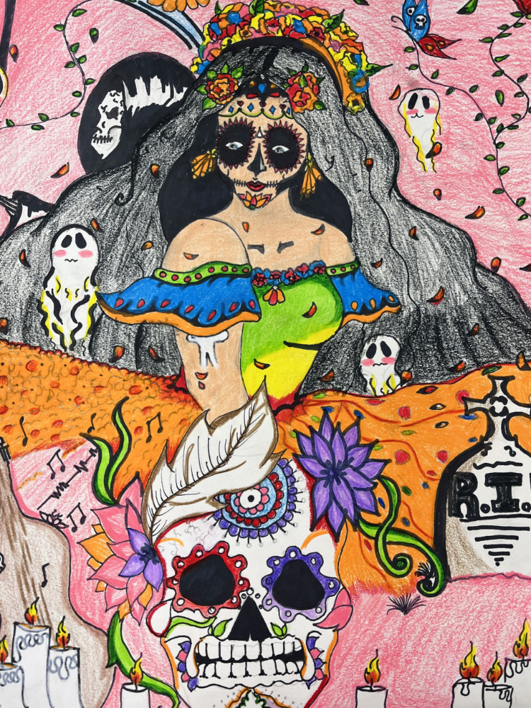  Junior Marlon Saravia Hernandez Grade created this artwork.  