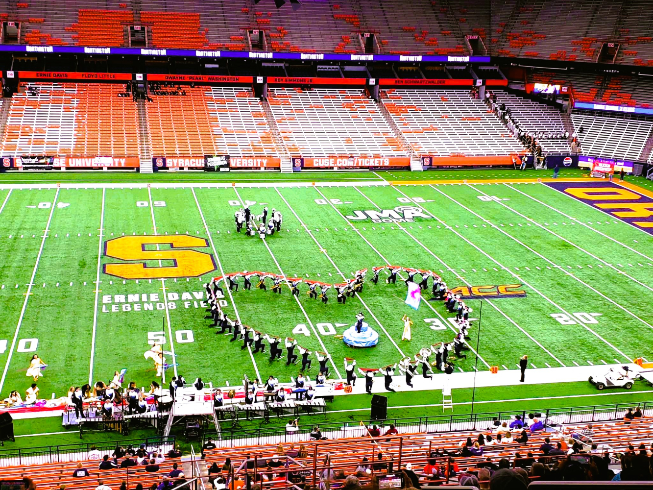 The Huntington Blue Devil marching band was spectacular at the state championships  