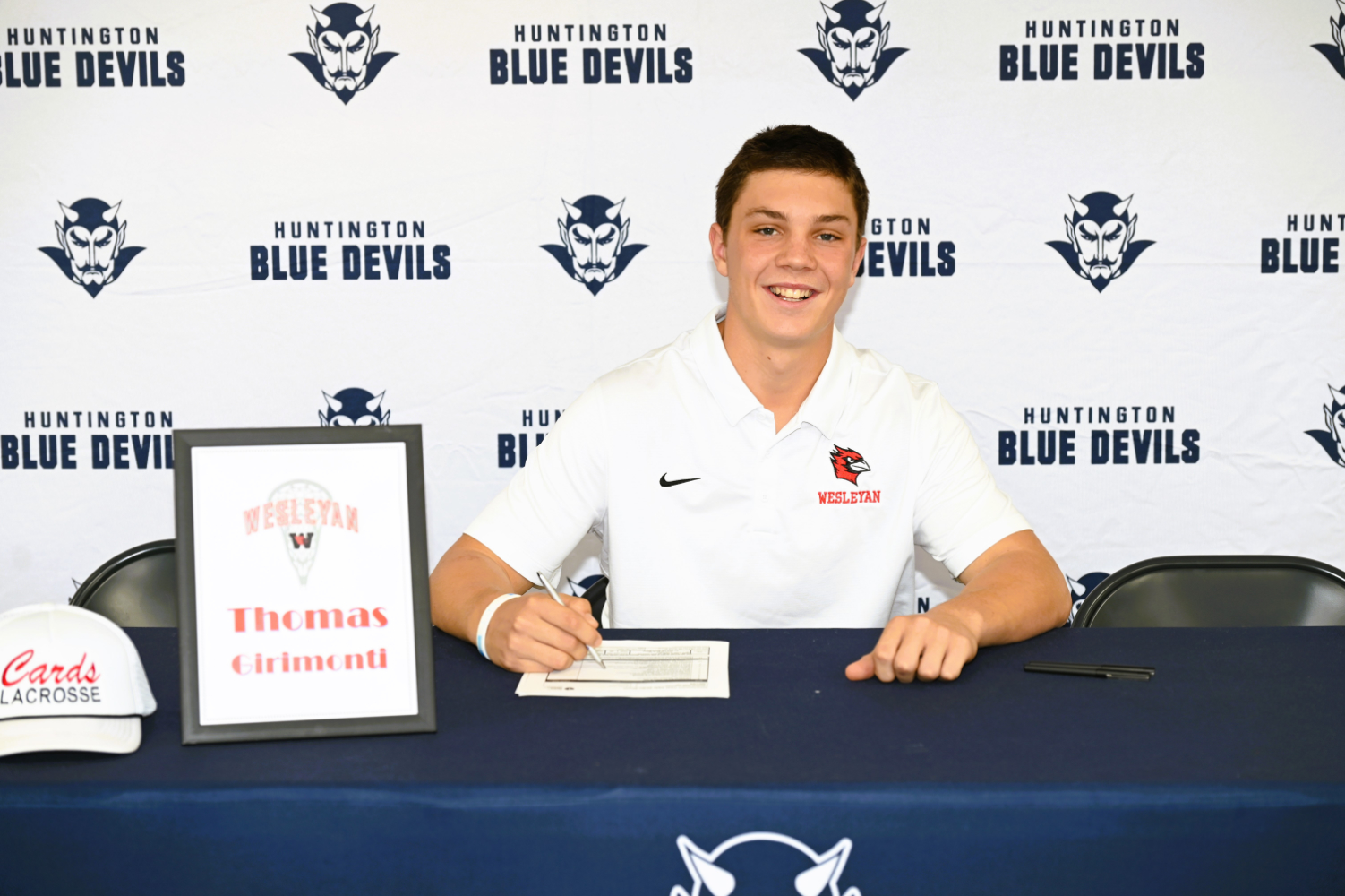  Senior Tom Girimonti will play lacrosse at Wesleyan University in Connecticut.  