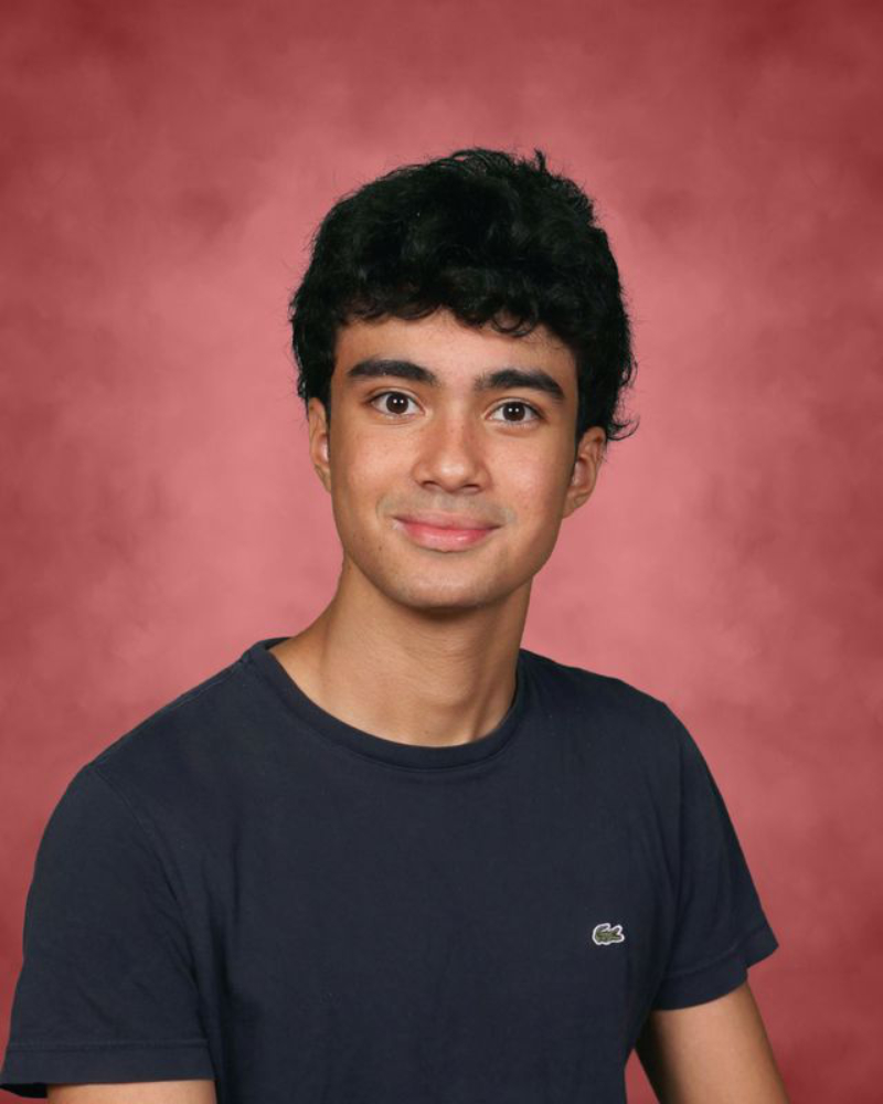  Huntington High School senior Lucas Spagnoletti.  