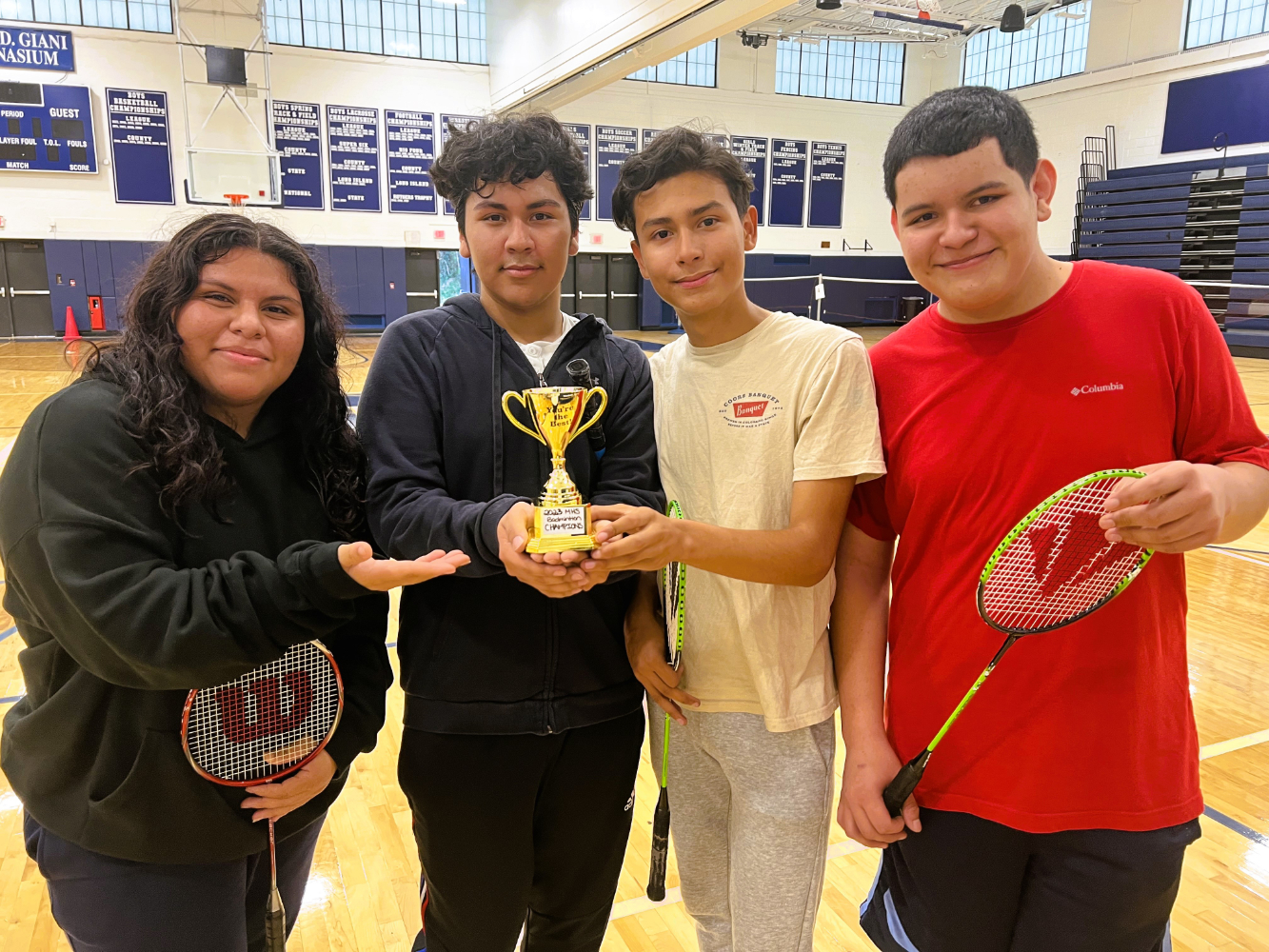  The championship team proved to be formidable foes for the field   