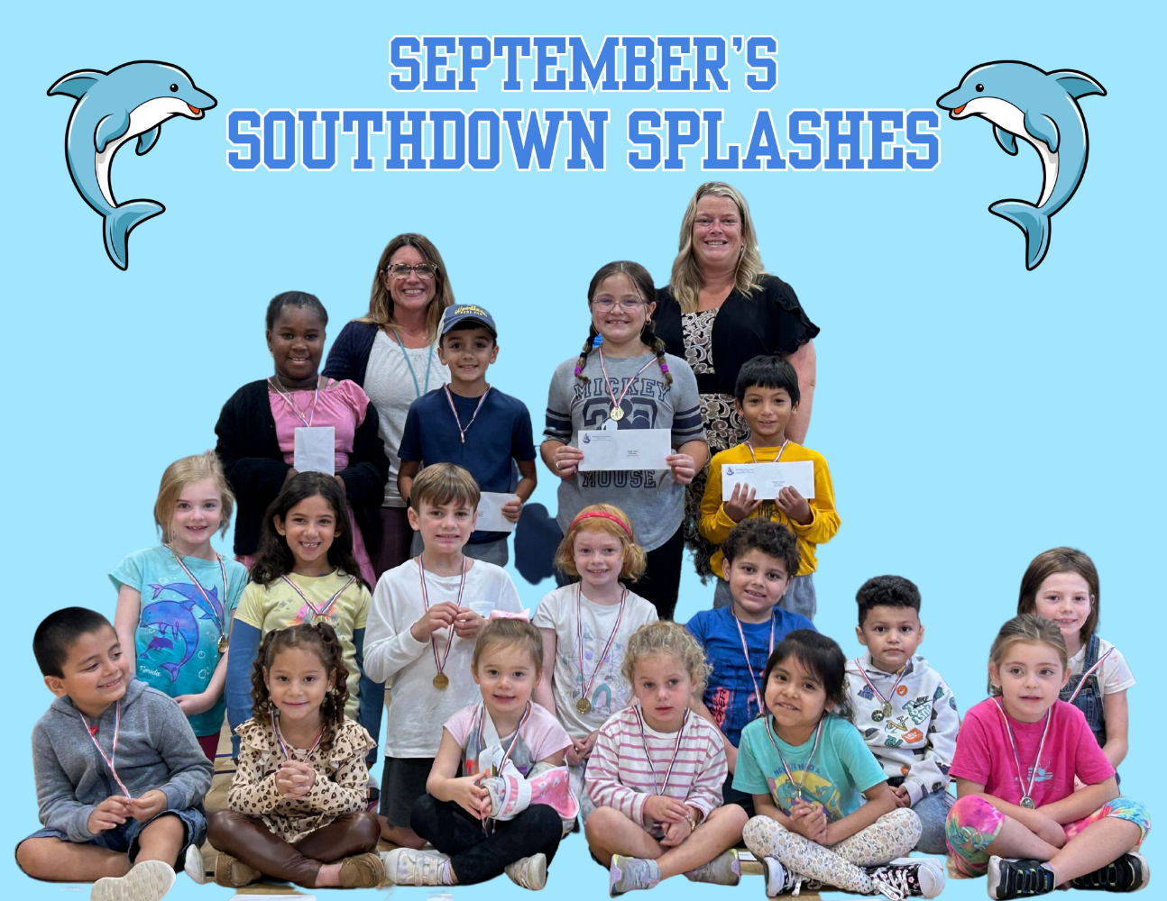  Southdown Splash Award recipients for September.   