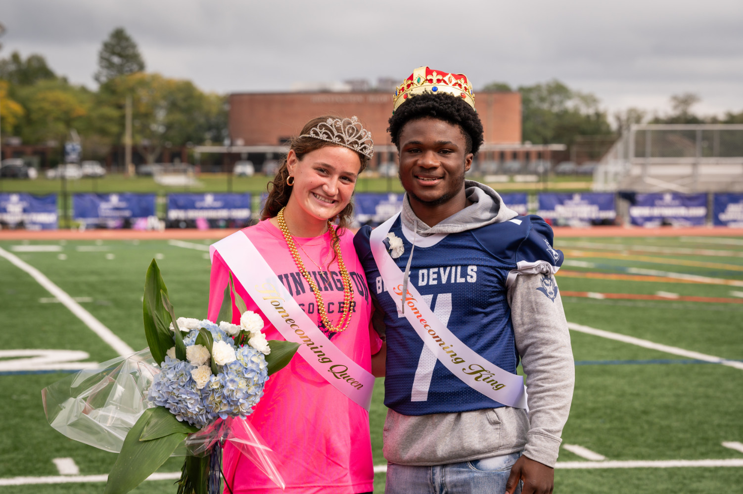  Homecoming 2023 King and Queen David Dax and Reese Rinaldi. (Darin Reed photo.)  