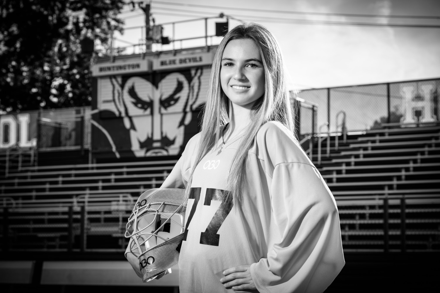  Huntington junior Sophia Weiss is a Blue Devil field hockey star. (Darin Reed photo)  
