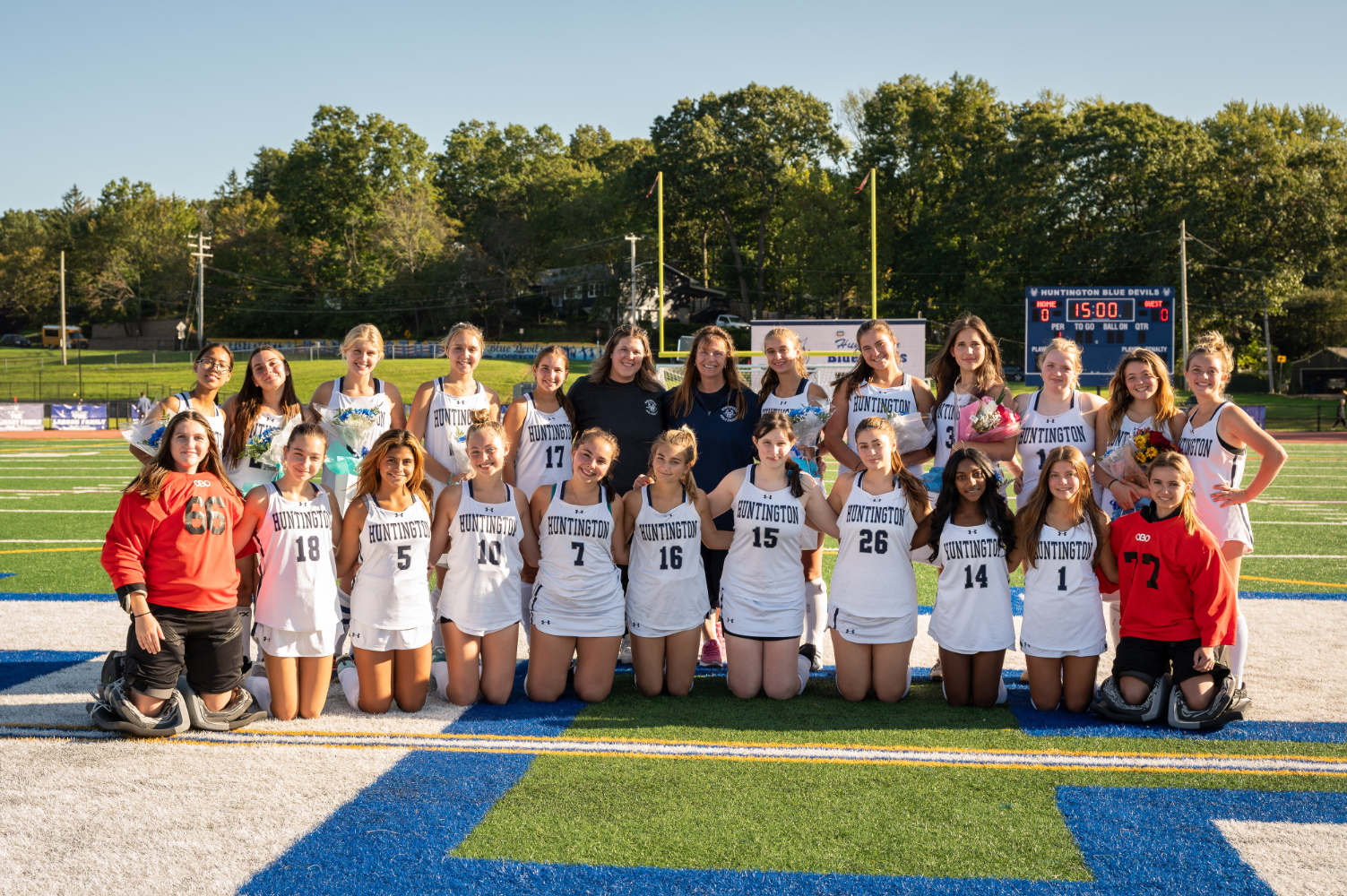  The 2023 Huntington varsity field hockey team. (Darin Reed photo.)  