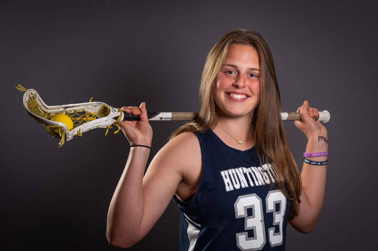  Huntington senior tallied 41 goals and 26 assists last spring. (Darin Reed photo)  