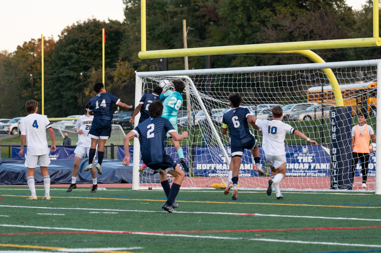  Carlos Gutierrez scored the game winner on a header in sudden death overtime. (Darin Reed photo.)  