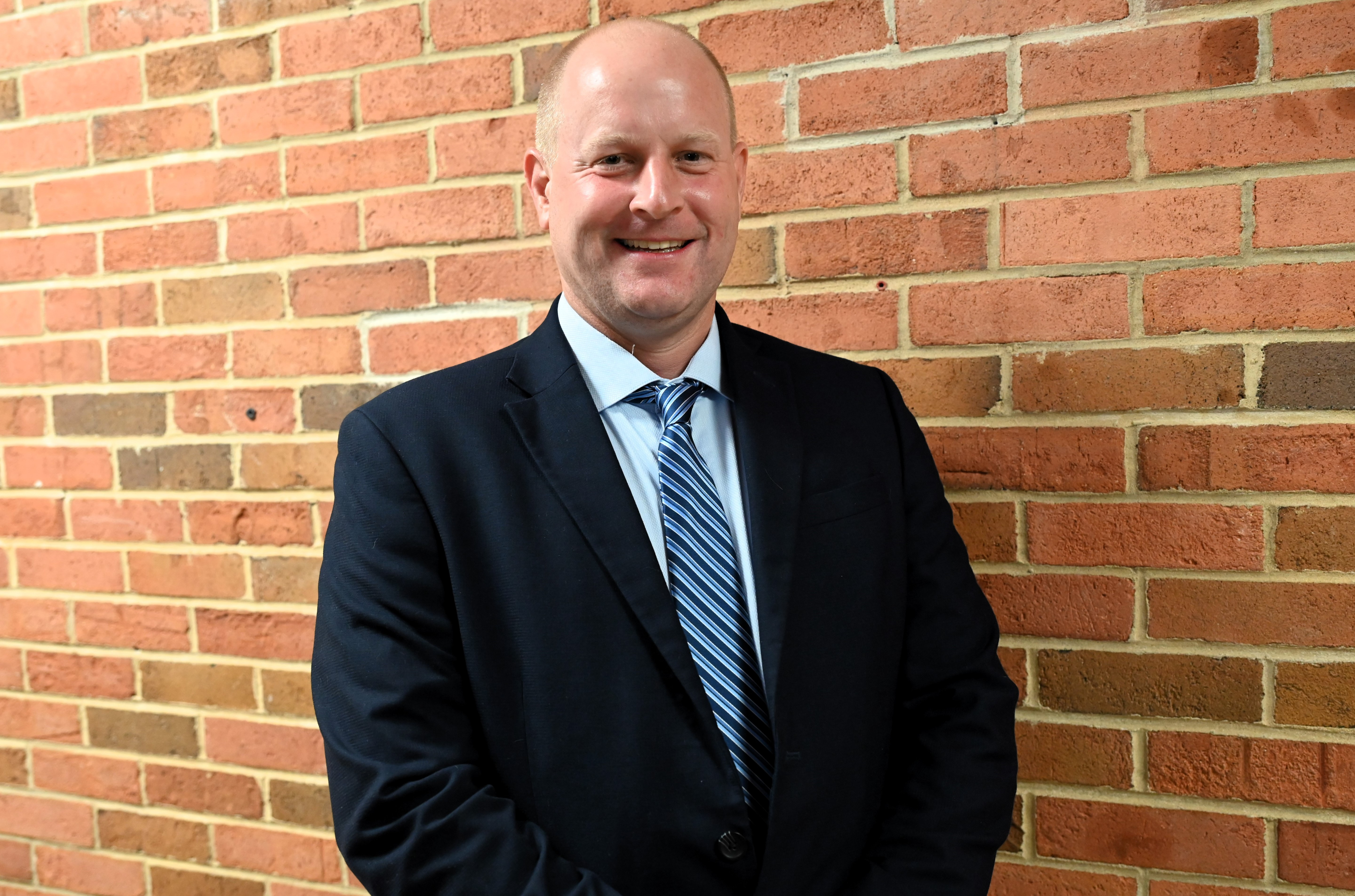  New Huntington UFSD Superintendent of Schools Christian Bowen.   