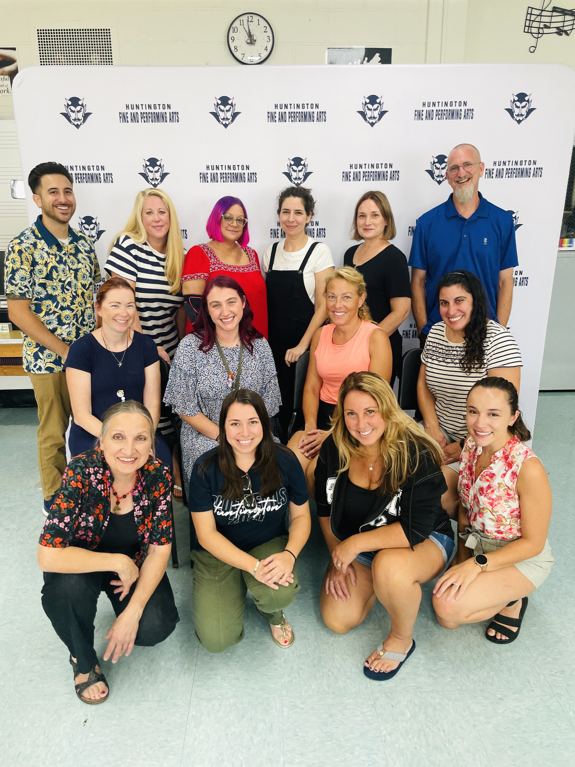  Huntington UFSD's fine arts teachers are ready to get creative with students.  