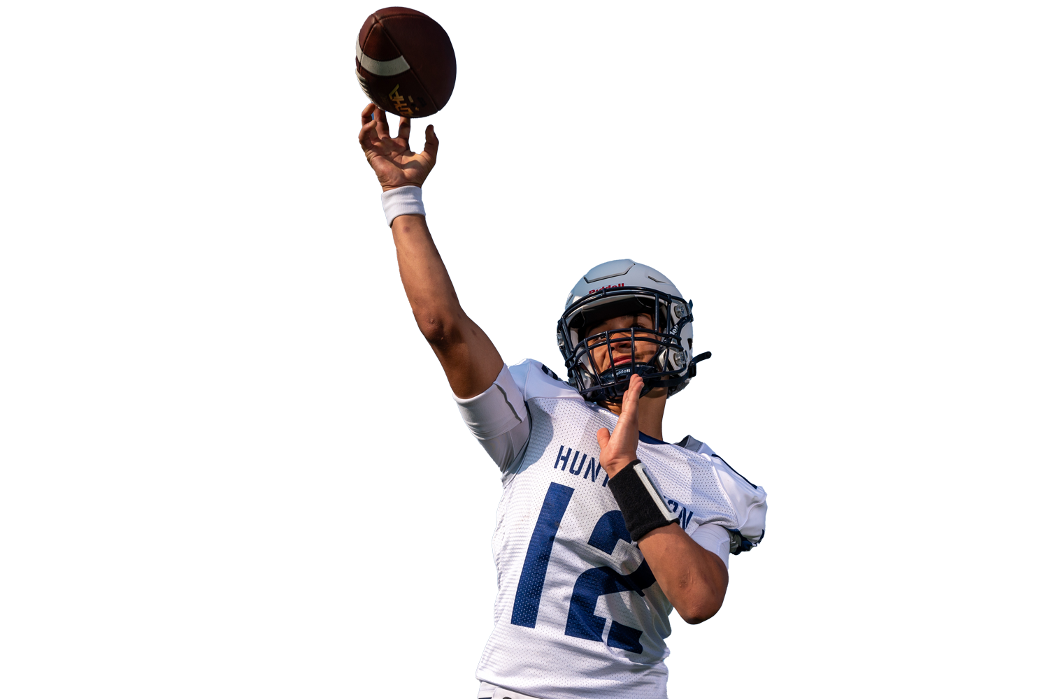  Sophomore Jacob Guzik is the Blue Devil quarterback. (Darin Reed photo.)  