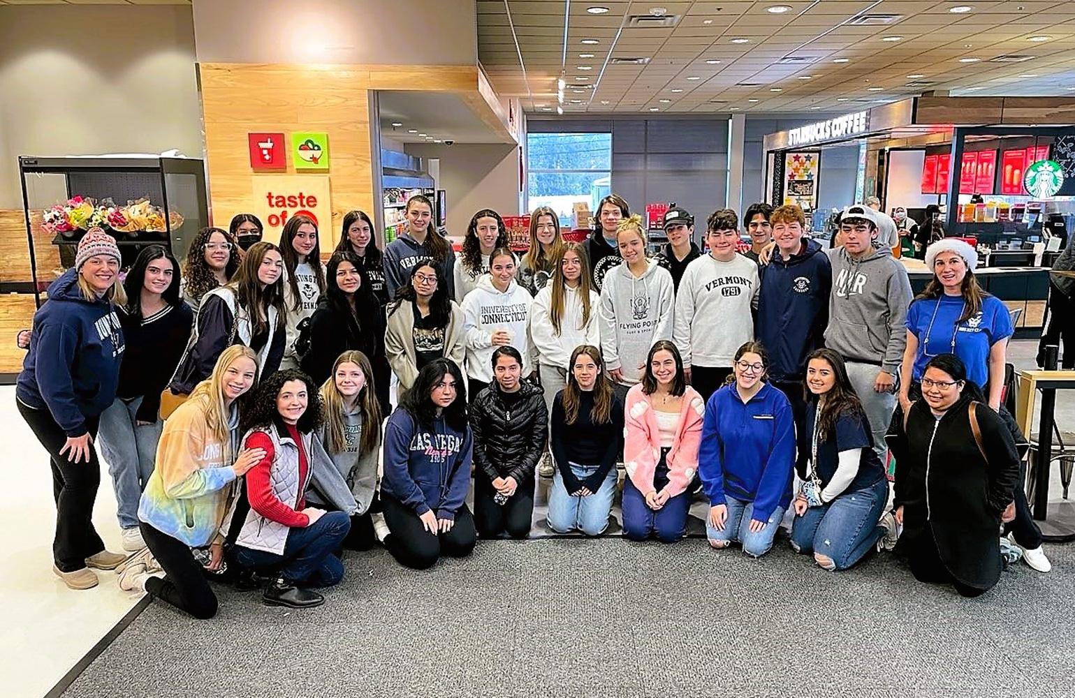  Huntington Key Club members at Target in Huntington.  